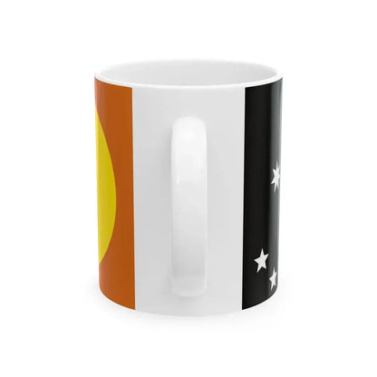Flag of the MeeWee (Australia) White Coffee Mug - Go Mug Yourself