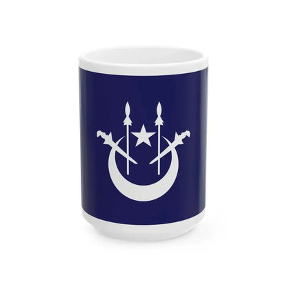 Flag of the Member the State Legislative Assembly of Kelantan (Malaysia) White Coffee Mug 15oz - Go Mug Yourself