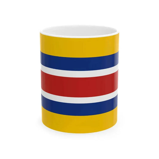 Flag of the Mengjiang (China) White Coffee Mug 11oz - Go Mug Yourself
