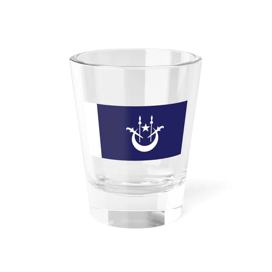 Flag of the Menteri Besar of Kelantan (Malaysia) Shot Glass 1.5oz 1.5oz - Go Mug Yourself