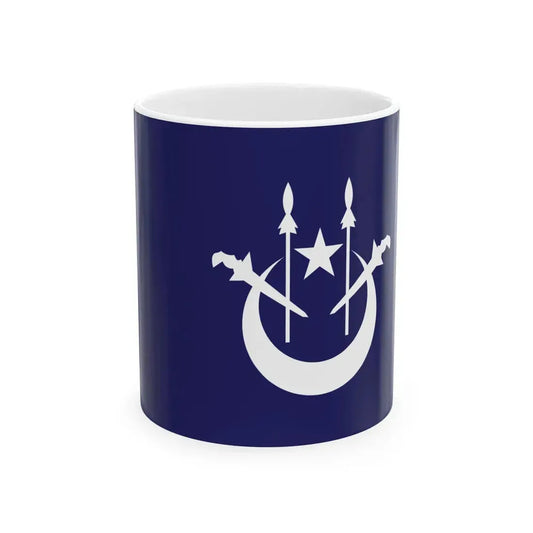 Flag of the Menteri Besar of Kelantan (Malaysia) White Coffee Mug 11oz - Go Mug Yourself
