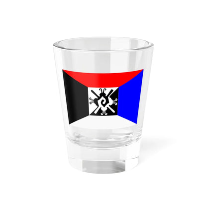 Flag of the Mexica Movement (United States) Shot Glass 1.5oz 1.5oz - Go Mug Yourself