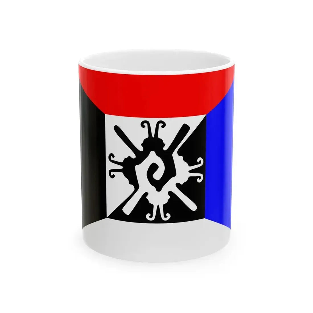 Flag of the Mexica Movement (United States) White Coffee Mug 11oz - Go Mug Yourself