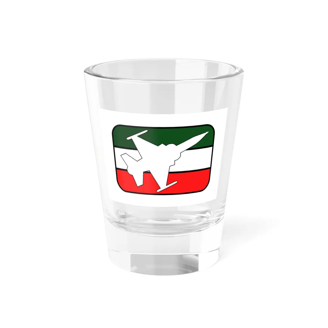 Flag of the Mexican Air Force (Mexico) Shot Glass 1.5oz 1.5oz - Go Mug Yourself