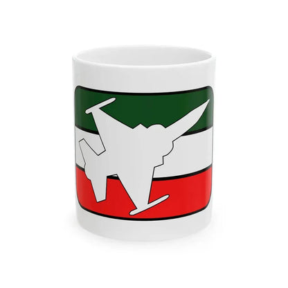 Flag of the Mexican Air Force (Mexico) White Coffee Mug 11oz - Go Mug Yourself