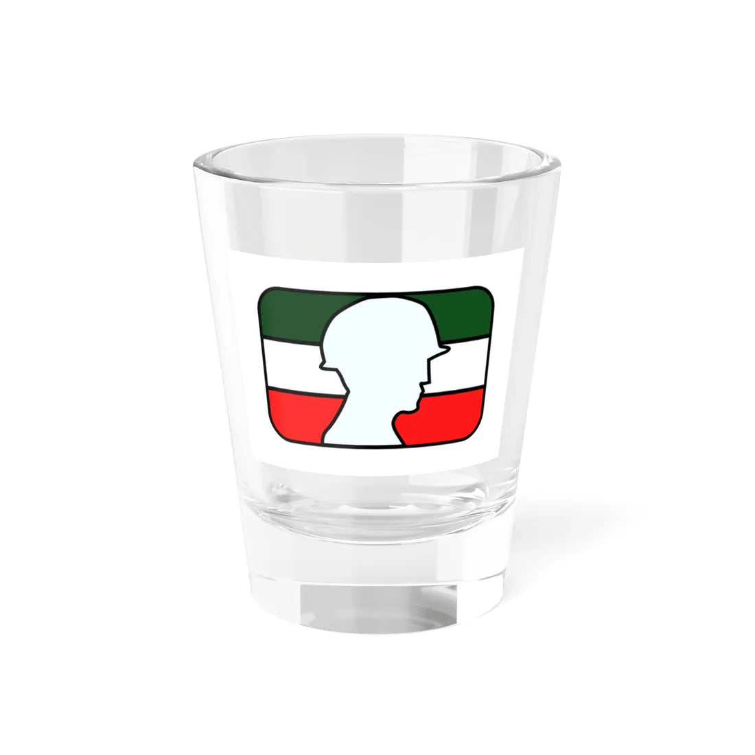 Flag of the Mexican Army (Mexico) Shot Glass 1.5oz 1.5oz - Go Mug Yourself