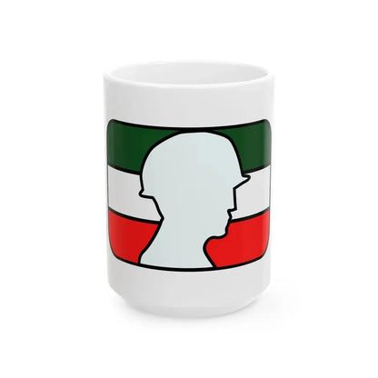 Flag of the Mexican Army (Mexico) White Coffee Mug 15oz - Go Mug Yourself