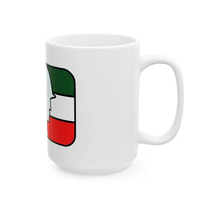 Flag of the Mexican Army (Mexico) White Coffee Mug - Go Mug Yourself