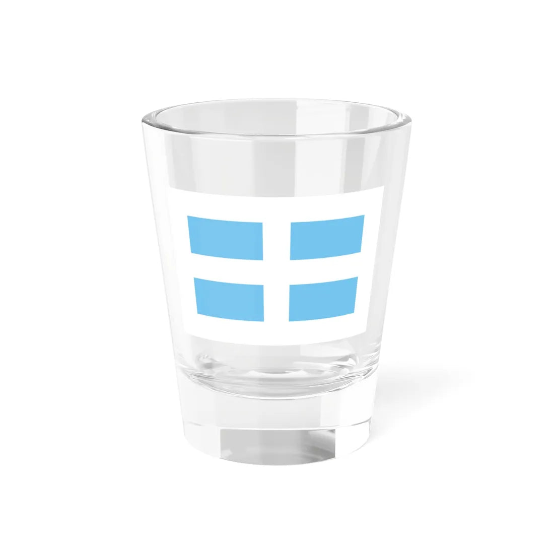Flag of the Mexican Insurgents commerce variant (Mexico) Shot Glass 1.5oz 1.5oz - Go Mug Yourself