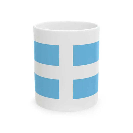 Flag of the Mexican Insurgents commerce variant (Mexico) White Coffee Mug 11oz - Go Mug Yourself