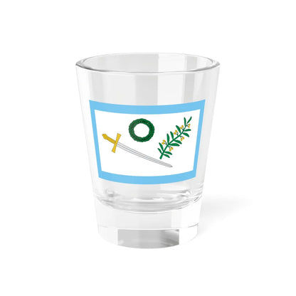 Flag of the Mexican Insurgents parliament variant (Mexico) Shot Glass 1.5oz 1.5oz - Go Mug Yourself