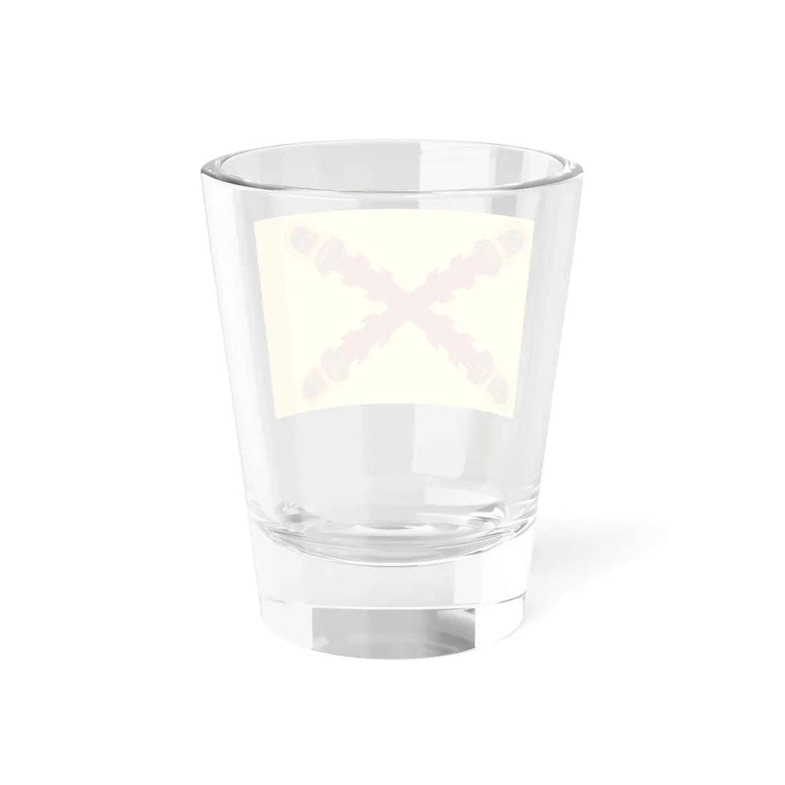 Flag of the Mexican Royalists (Mexico) Shot Glass 1.5oz - Go Mug Yourself