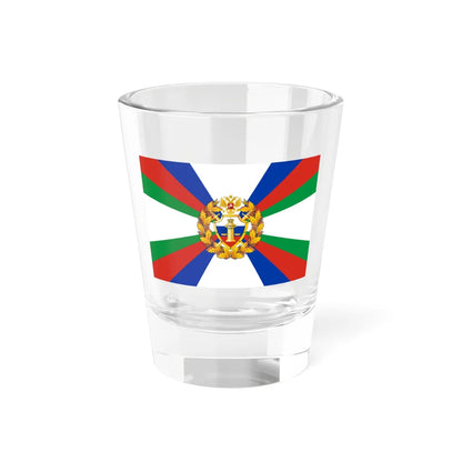 Flag of the Military Court of Russia (Russia) Shot Glass 1.5oz 1.5oz - Go Mug Yourself