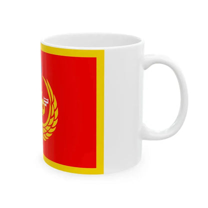 Flag of the Minister of Coast Guard of the Republic of China (China) White Coffee Mug - Go Mug Yourself