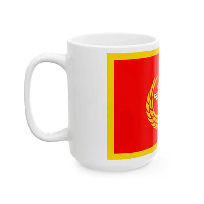 Flag of the Minister of Coast Guard of the Republic of China (China) White Coffee Mug - Go Mug Yourself