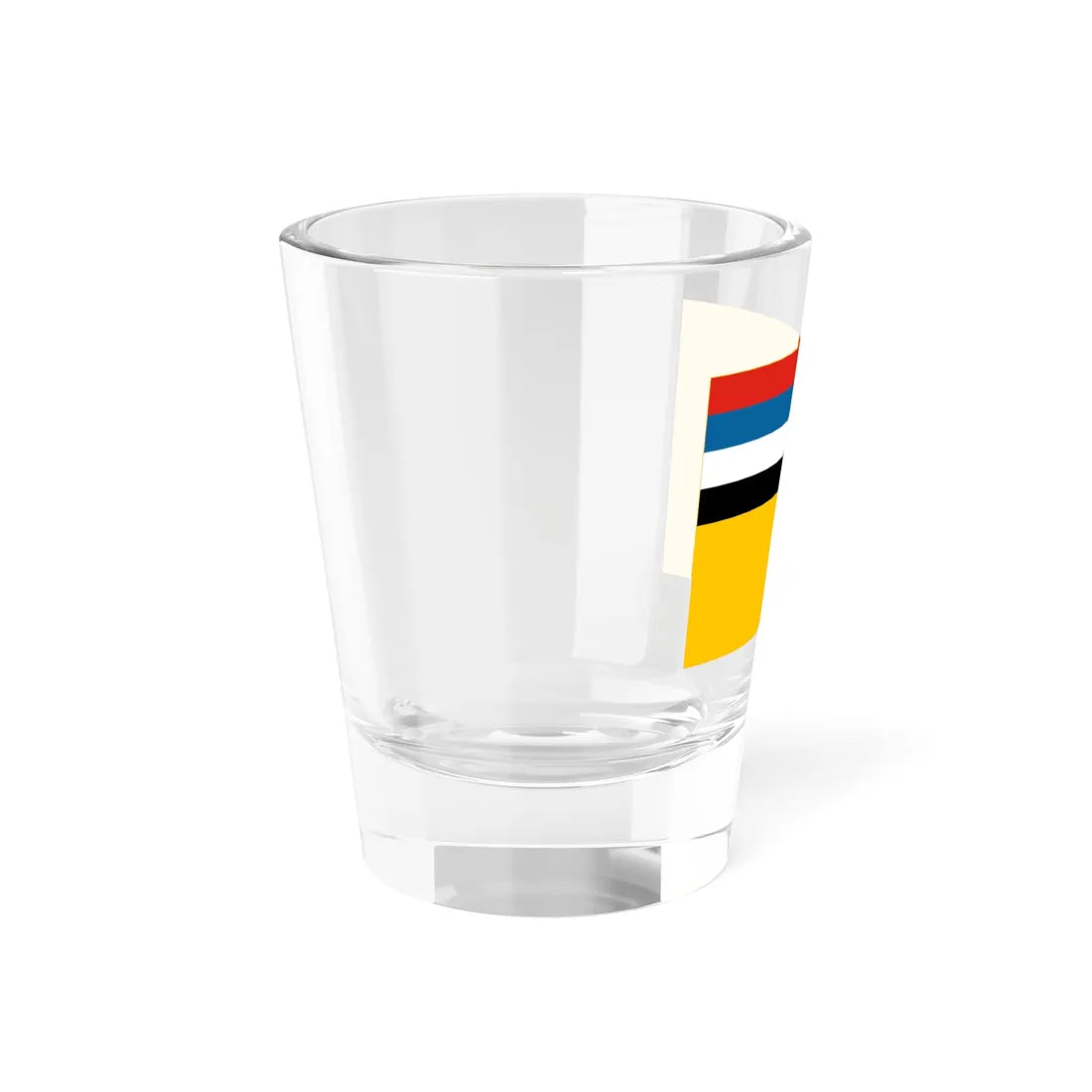 Flag of the Minister of Defence of Manchukuo (China) Shot Glass 1.5oz - Go Mug Yourself