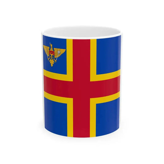 Flag of the Minister of Defense of Moldova (Moldova) White Coffee Mug 11oz - Go Mug Yourself