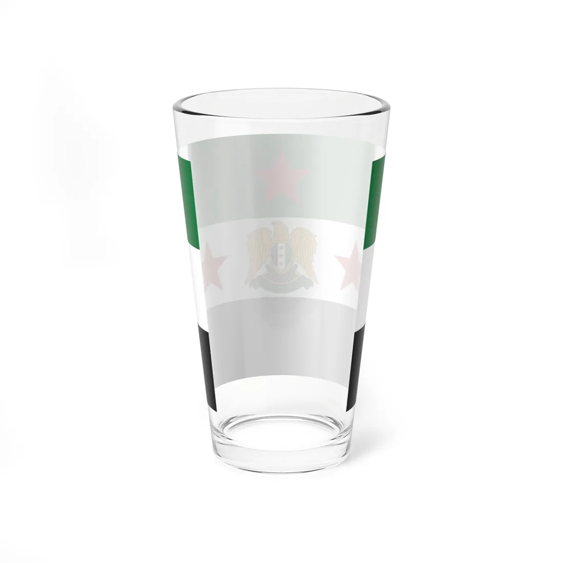 Flag of the Minister of Defense of Syria 2024present (Syria) Pint Glass 16oz - Go Mug Yourself