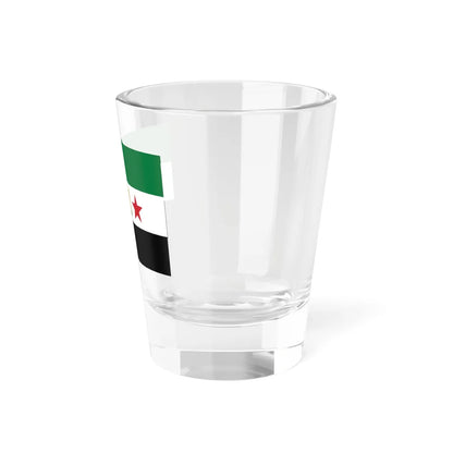 Flag of the Minister of Defense of Syria 2024present (Syria) Shot Glass 1.5oz - Go Mug Yourself