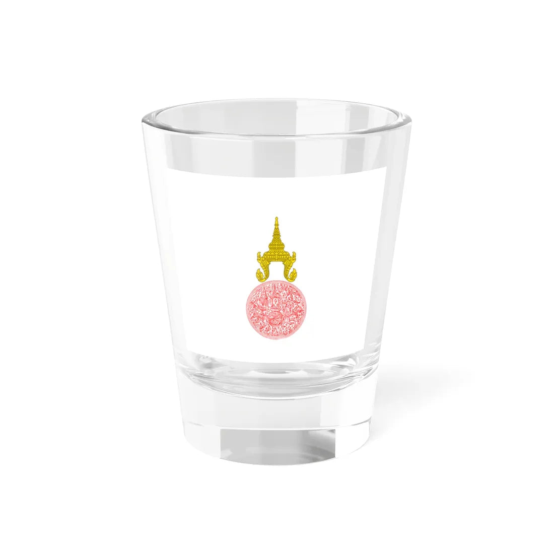 Flag of the Minister of Finance of Thailand 1939 (Cambodia) Shot Glass 1.5oz 1.5oz - Go Mug Yourself