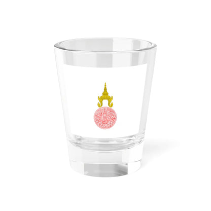 Flag of the Minister of Finance of Thailand 1939 (Cambodia) Shot Glass 1.5oz 1.5oz - Go Mug Yourself