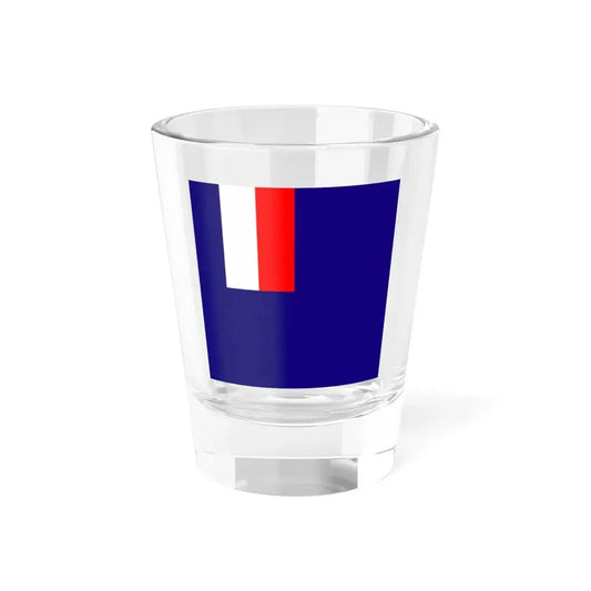 Flag of the Minister of Overseas France (France) Shot Glass 1.5oz 1.5oz - Go Mug Yourself