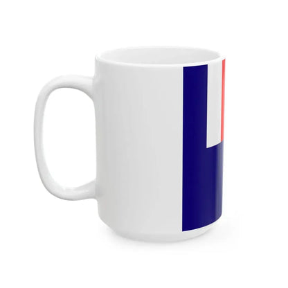 Flag of the Minister of Overseas France (France) White Coffee Mug - Go Mug Yourself