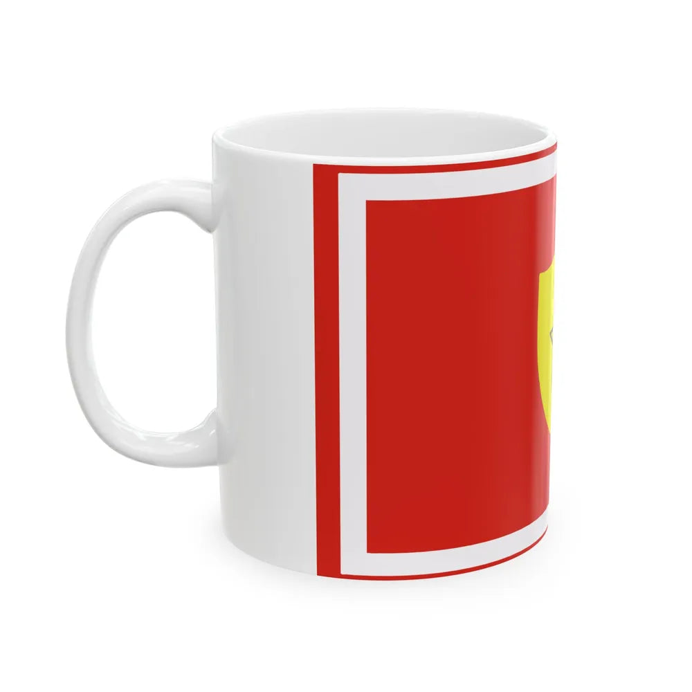 Flag of the Minister of the Revolutionary Armed Forces of Cuba (Cuba) White Coffee Mug - Go Mug Yourself