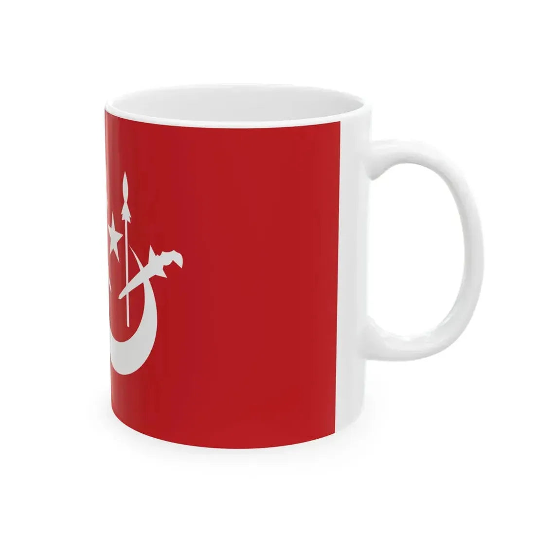 Flag of the Ministers with Portfolio of Kelantan (Malaysia) White Coffee Mug - Go Mug Yourself