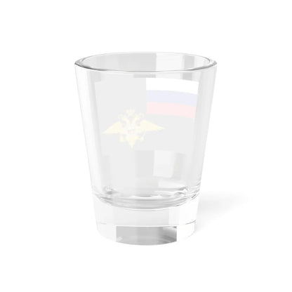 Flag of the Ministry for Internal Affairs of the Russian Federation MVD of Russia (Russia) Shot Glass 1.5oz - Go Mug Yourself