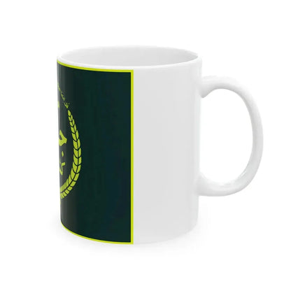 Flag of the Ministry of Agriculture Jihad (Iran) White Coffee Mug - Go Mug Yourself