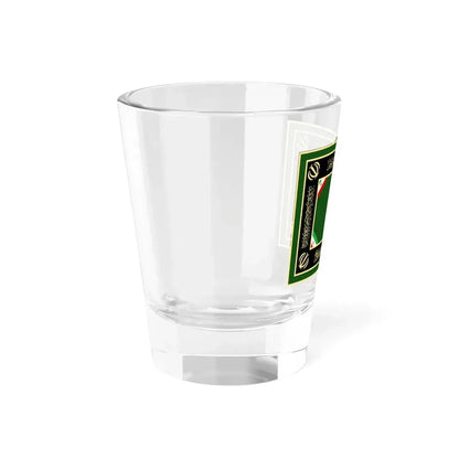 Flag of the Ministry of Defence and Armed Forces Logistics of Iran (Iran) Shot Glass 1.5oz - Go Mug Yourself