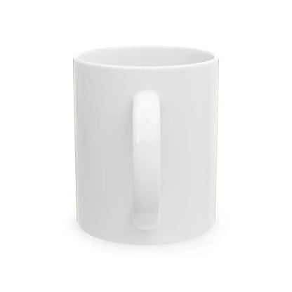 Flag of the Ministry of Defence and Armed Forces Logistics of Iran reverse (Iran) White Coffee Mug - Go Mug Yourself