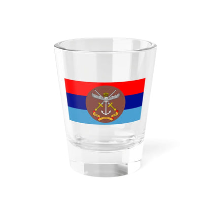 Flag of the Ministry of Defence of India (India) Shot Glass 1.5oz 1.5oz - Go Mug Yourself