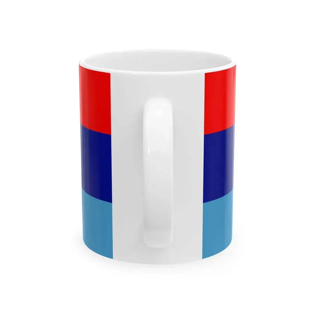 Flag of the Ministry of Defence of India (India) White Coffee Mug - Go Mug Yourself