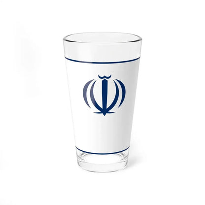 Flag of the Ministry of Economic Affairs and Finance Iran (Iran) Pint Glass 16oz 16oz - Go Mug Yourself