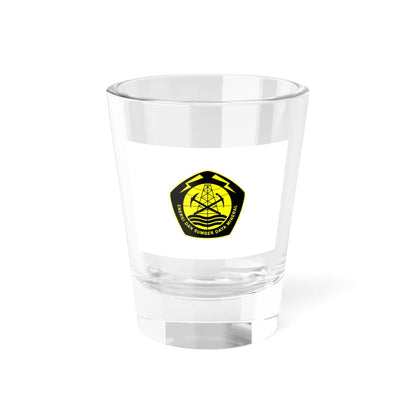Flag of the Ministry of Energy and Mineral Resources of the Republic of Indonesia (Indonesia) Shot Glass 1.5oz 1.5oz - Go Mug Yourself