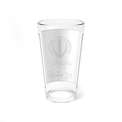 Flag of the Ministry of Energy Iran (Iran) Pint Glass 16oz - Go Mug Yourself