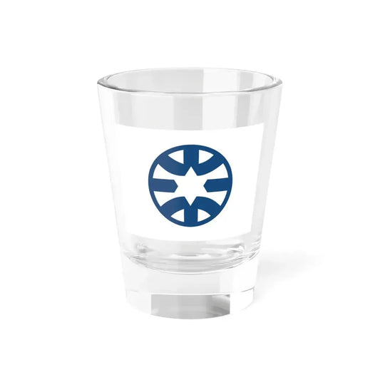 Flag of the Ministry of Foreign Affairs Israel (Israel) Shot Glass 1.5oz 1.5oz - Go Mug Yourself