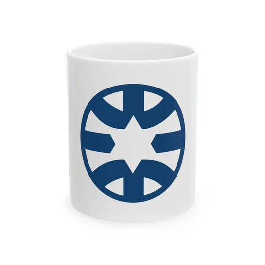 Flag of the Ministry of Foreign Affairs Israel (Israel) White Coffee Mug 11oz - Go Mug Yourself