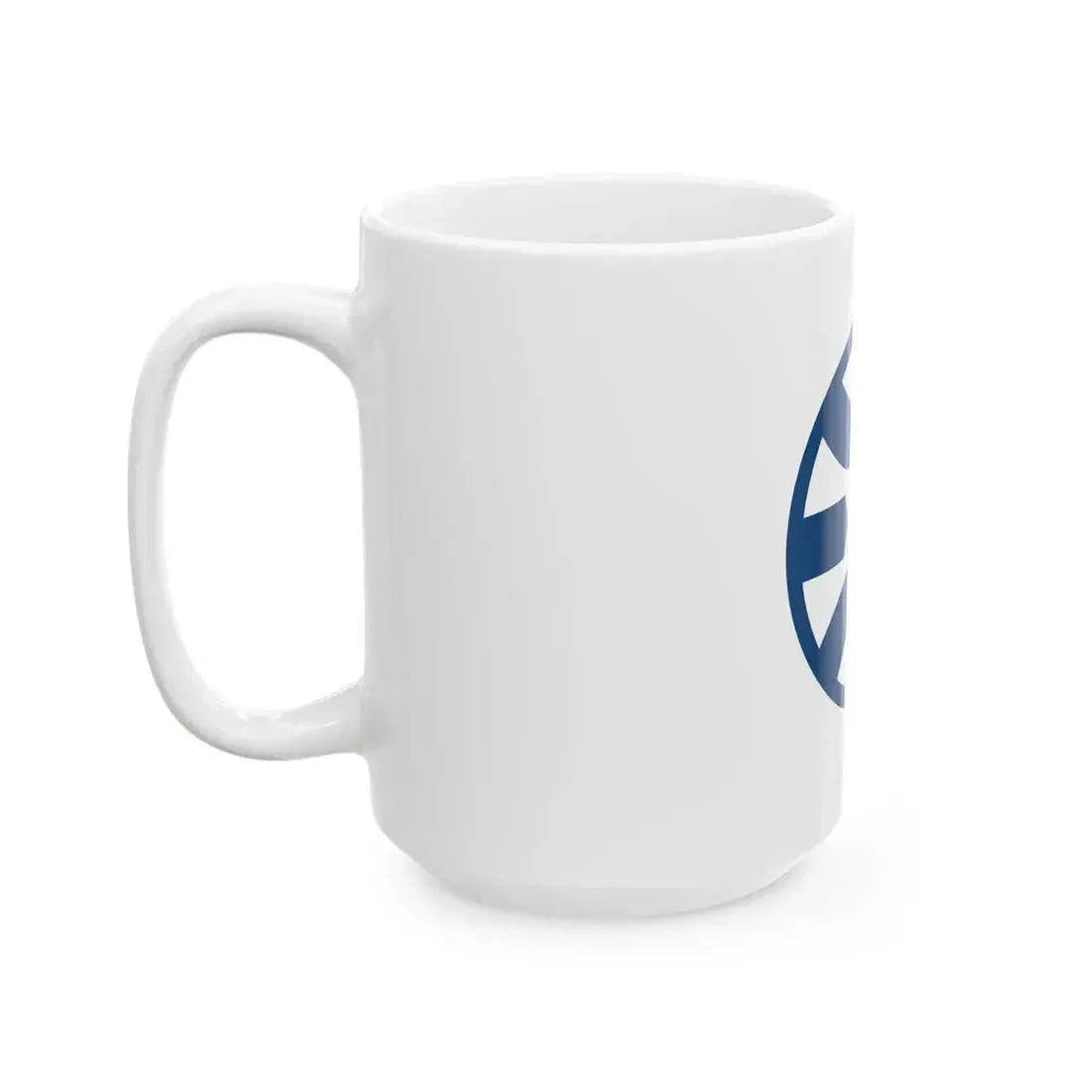 Flag of the Ministry of Foreign Affairs Israel (Israel) White Coffee Mug - Go Mug Yourself