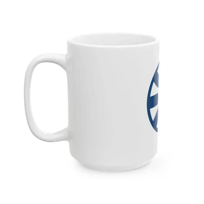 Flag of the Ministry of Foreign Affairs Israel (Israel) White Coffee Mug - Go Mug Yourself