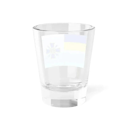 Flag of the Ministry of Information Policy of Ukraine (Ukraine) Shot Glass 1.5oz - Go Mug Yourself