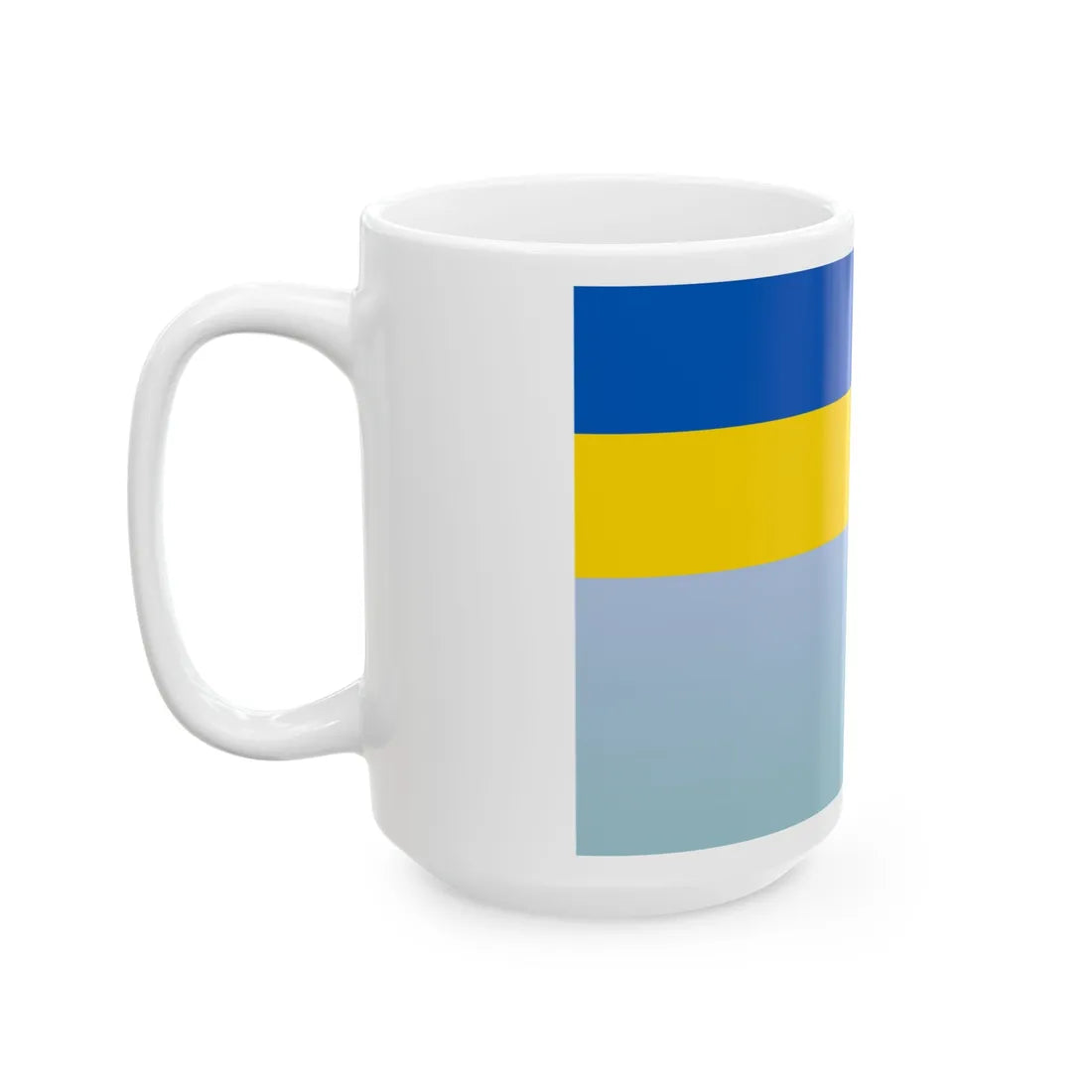 Flag of the Ministry of Information Policy of Ukraine (Ukraine) White Coffee Mug - Go Mug Yourself