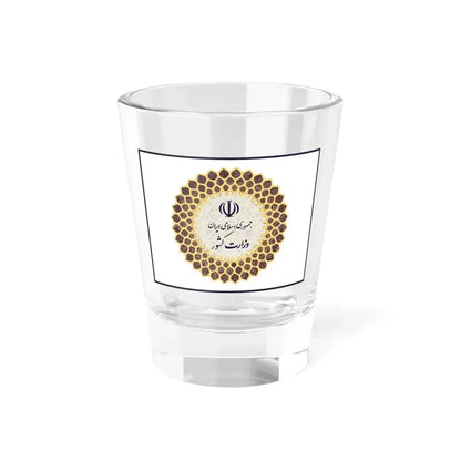 Flag of the Ministry of Interior Iran (Iran) Shot Glass 1.5oz 1.5oz - Go Mug Yourself