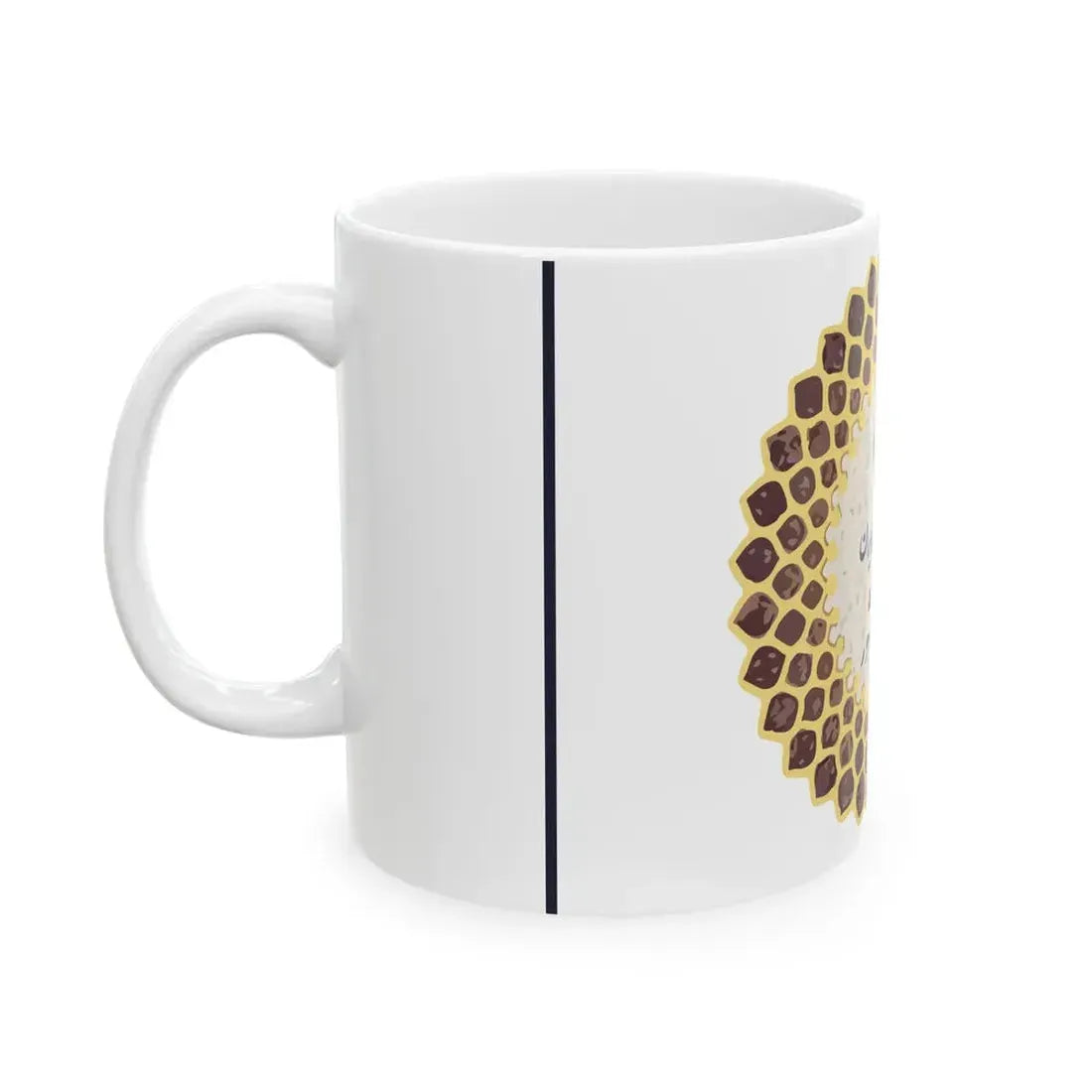 Flag of the Ministry of Interior Iran (Iran) White Coffee Mug - Go Mug Yourself