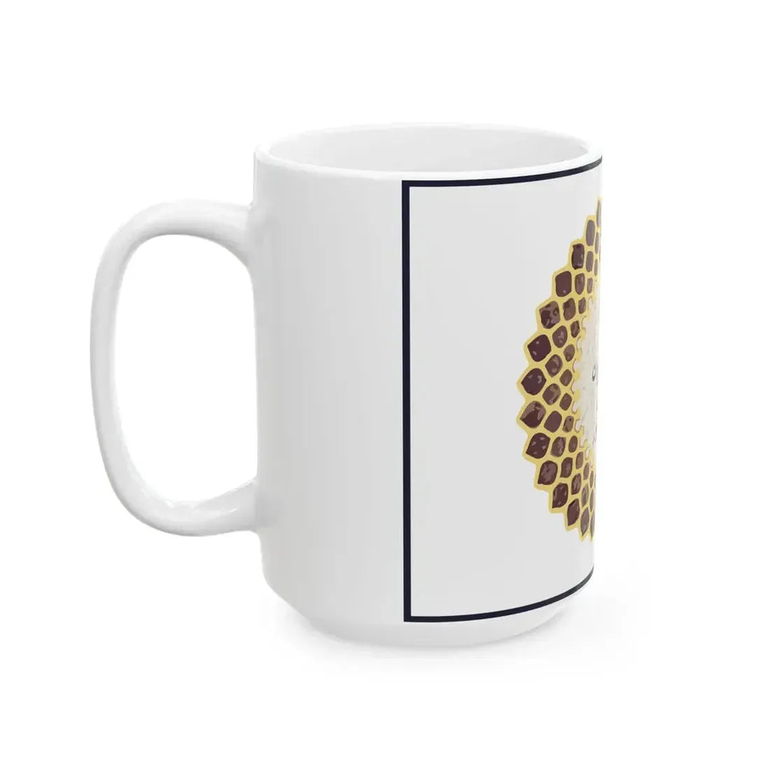 Flag of the Ministry of Interior Iran (Iran) White Coffee Mug - Go Mug Yourself