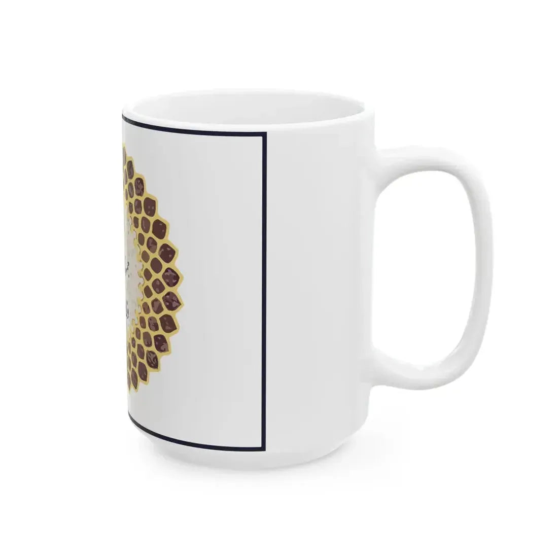 Flag of the Ministry of Interior Iran (Iran) White Coffee Mug - Go Mug Yourself