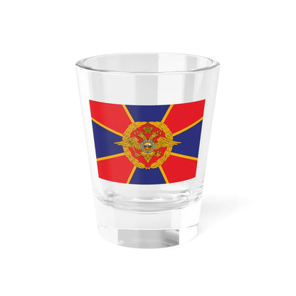 Flag of the Ministry of Internal Affairs of the Russian Federation (Russia) Shot Glass 1.5oz 1.5oz - Go Mug Yourself