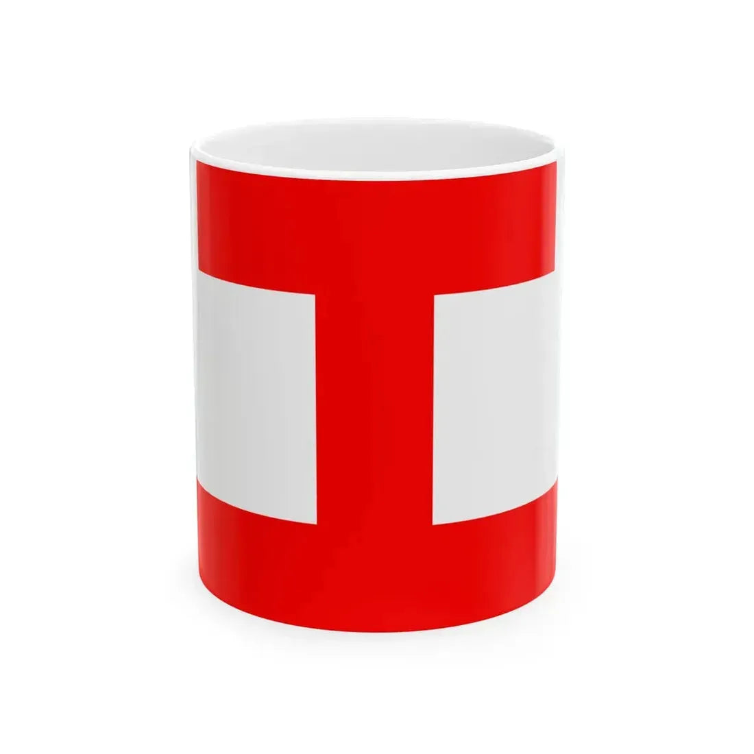 Flag of the Ministry of Public Works (Japan) White Coffee Mug 11oz - Go Mug Yourself